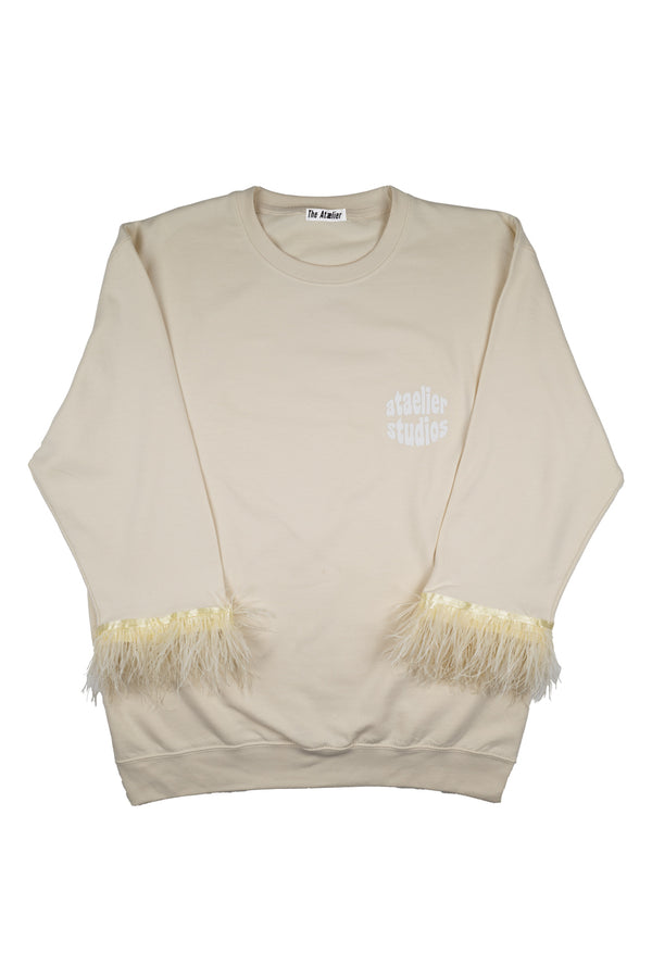 ATAELIER STUDIOS Feather Sweater (Offwhite)